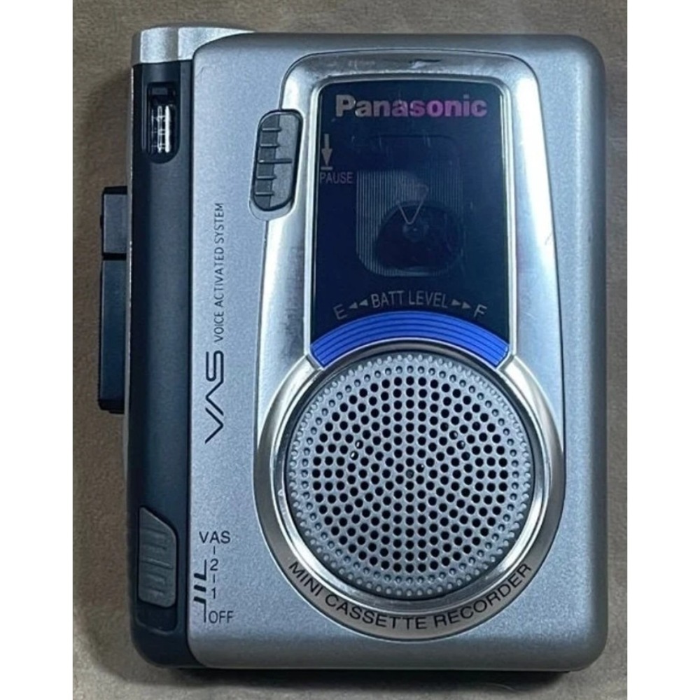 Panasonic Voice Recorder Rq-l30 Mini Cassette Recorder Voice Activated Parts Onl